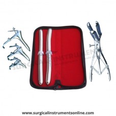 Hegar uterine dilator set,15-16,17-18, mathieu speculum, grave 3pcs